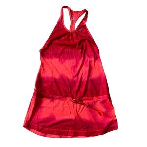 Nike Red Dri-FIT Racer Back Robe Dress